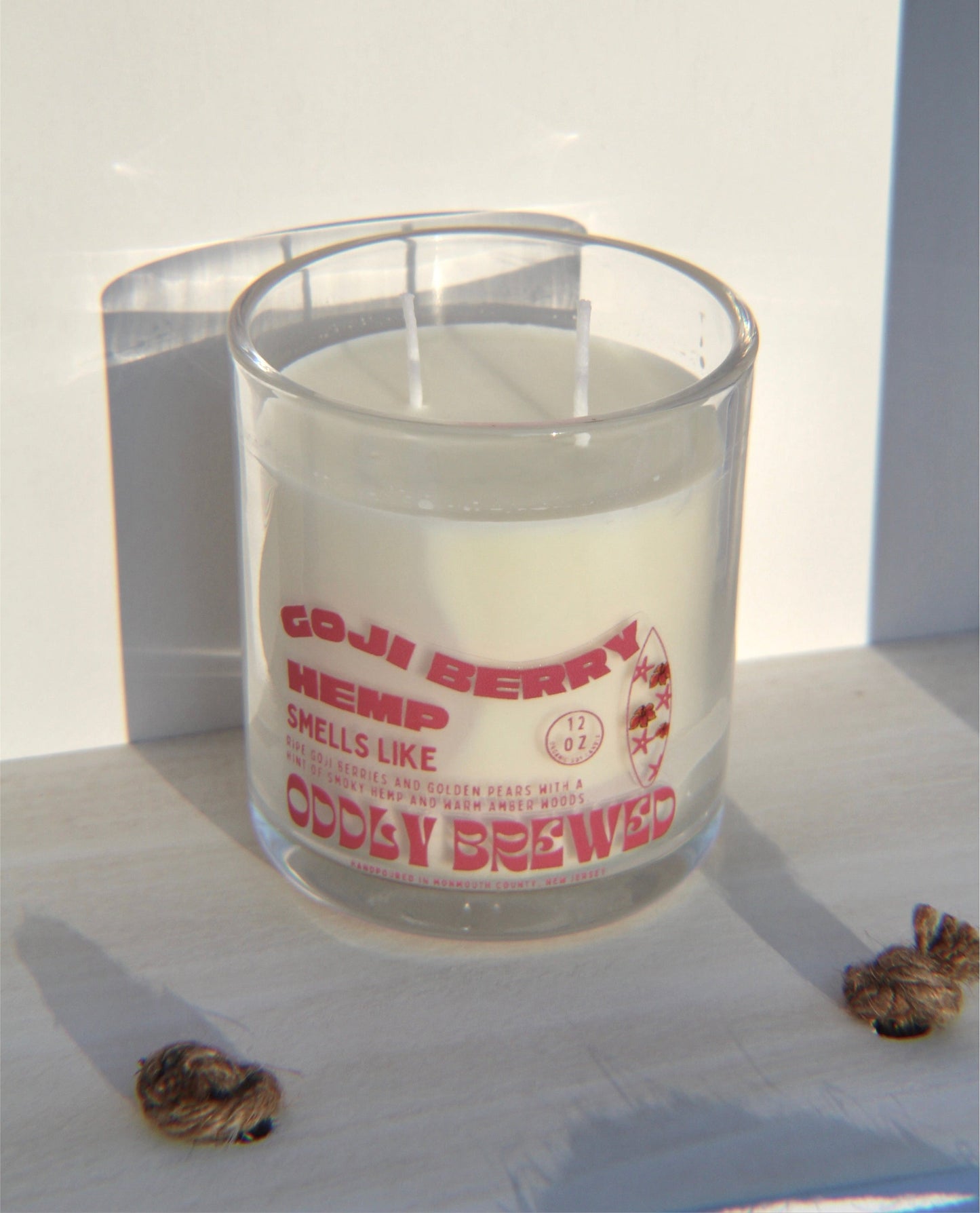 Large Goji Berry & Hemp Soy Candle