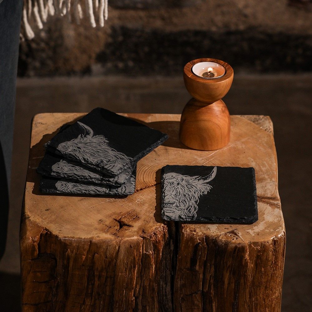 Scottish Slate Coaster Pack