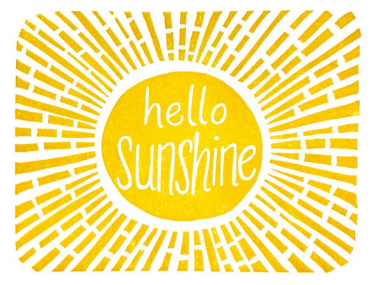 Hello Sunshine Greeting Card