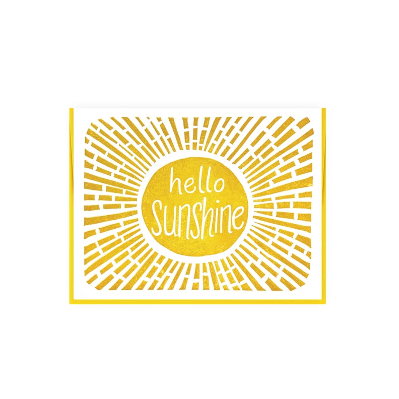 Hello Sunshine Greeting Card