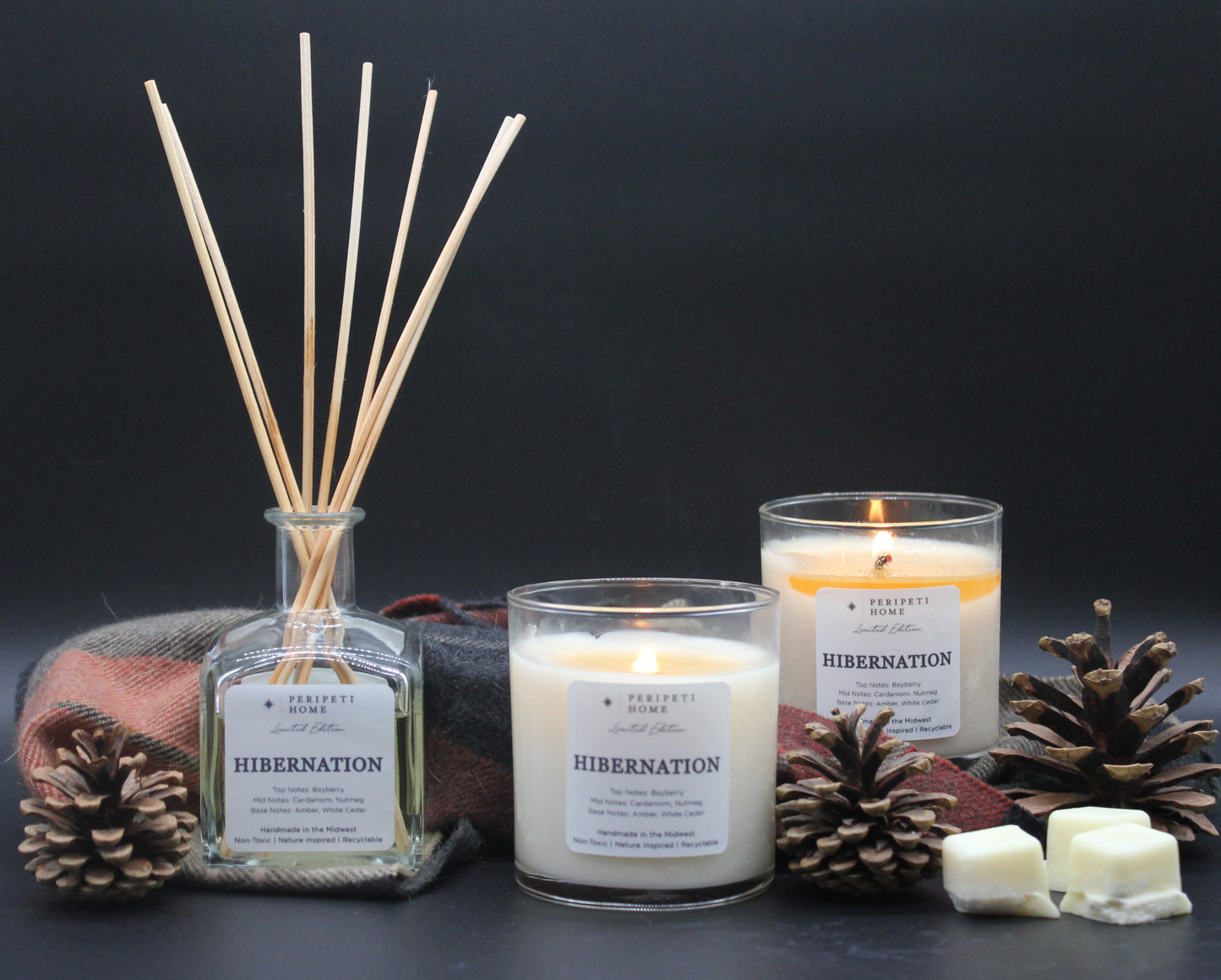 Hibernation Candle, Wax Melt, Diffuser & Room Spray