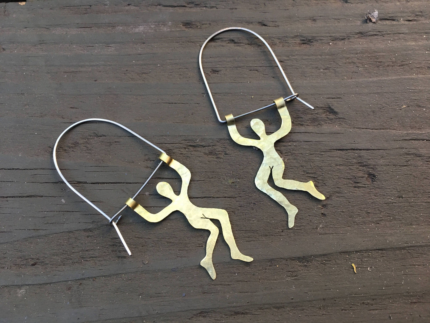 Small Trapeze Artist Hoop Earrings