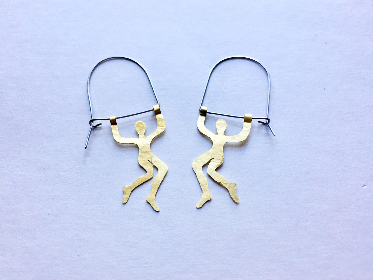 Small Trapeze Artist Hoop Earrings