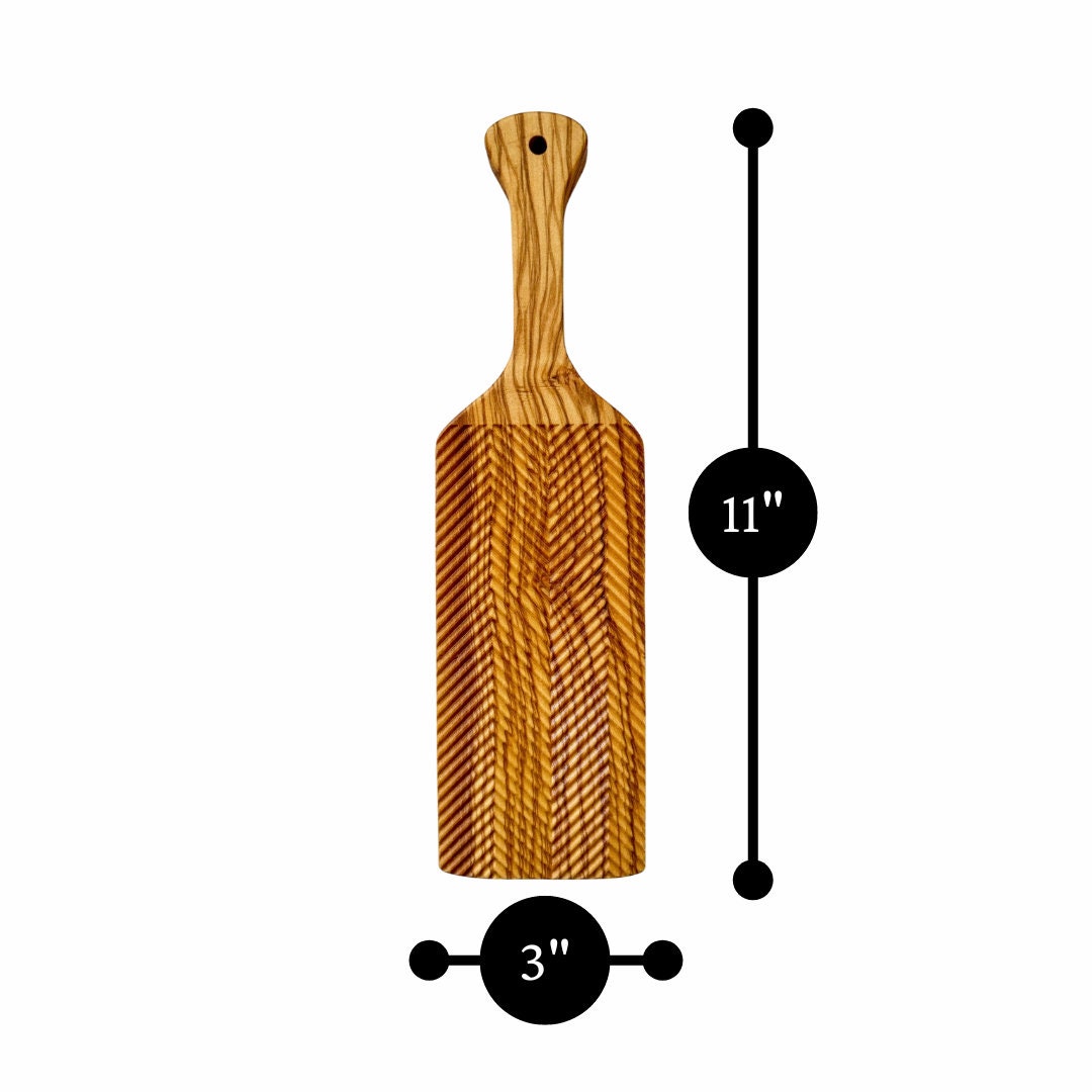 Zig-Zag Olive Wood Gnocchi Board