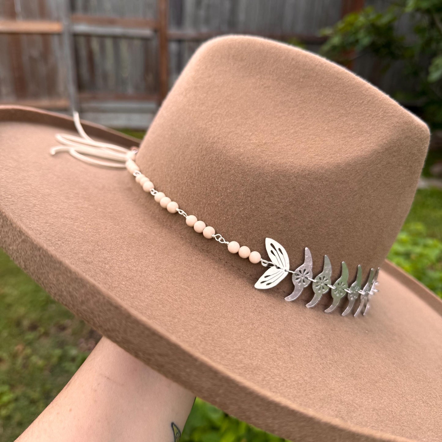 Fish Skeleton Hat Band