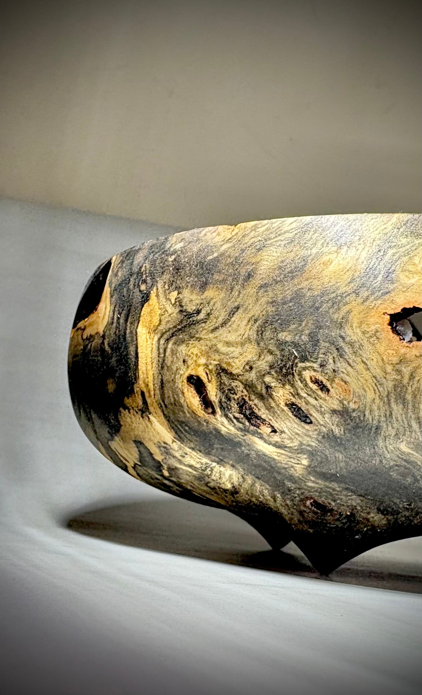 California Buckeye Burl Bowl