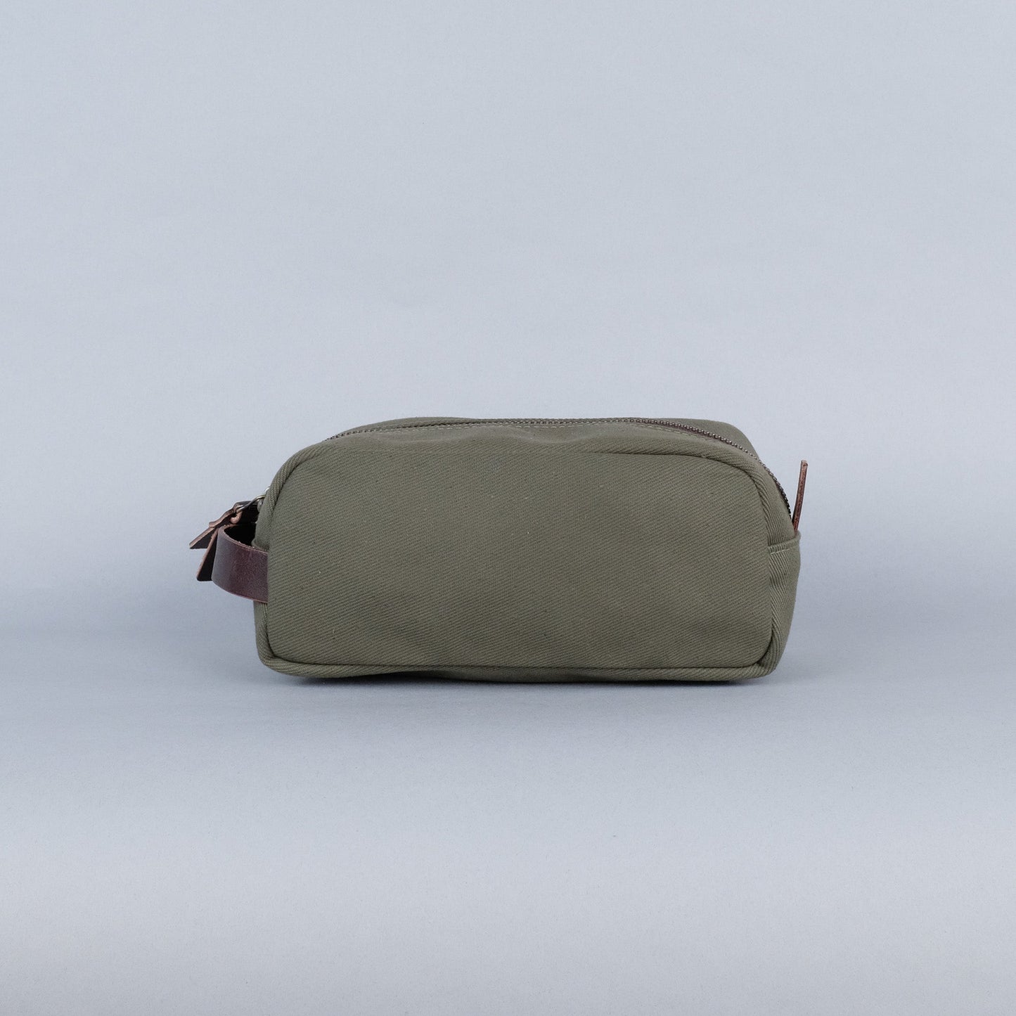 Clark Dopp Kit in Olive + Dark Brown