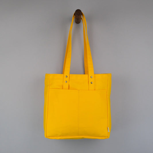 Franklin Tote Bag in Canary Yellow