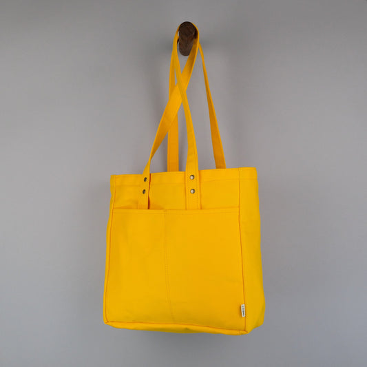 Franklin Tote Bag in Canary Yellow