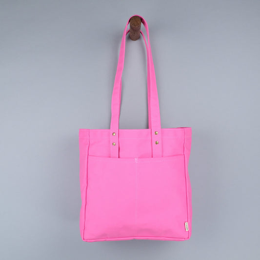 Franklin Tote Bag in Flamingo Pink