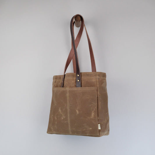Franklin Tote Bag in Brush Brown