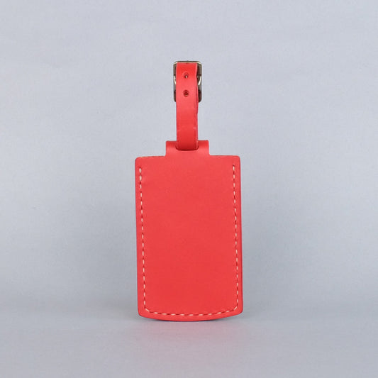 Huron Luggage Tag in Chili Pepper Red