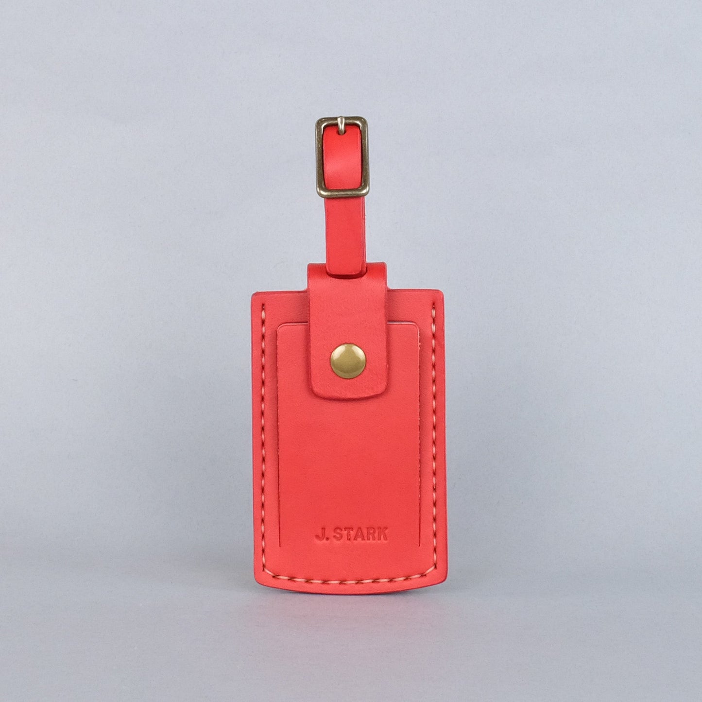 Huron Luggage Tag in Chili Pepper Red