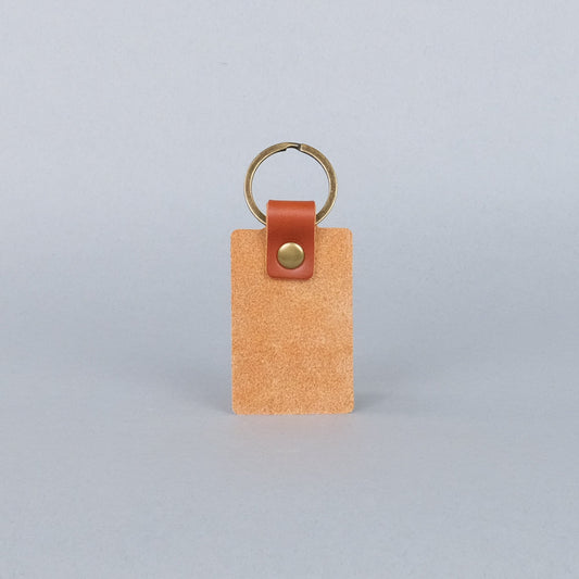 Monroe Keychain in Chestnut