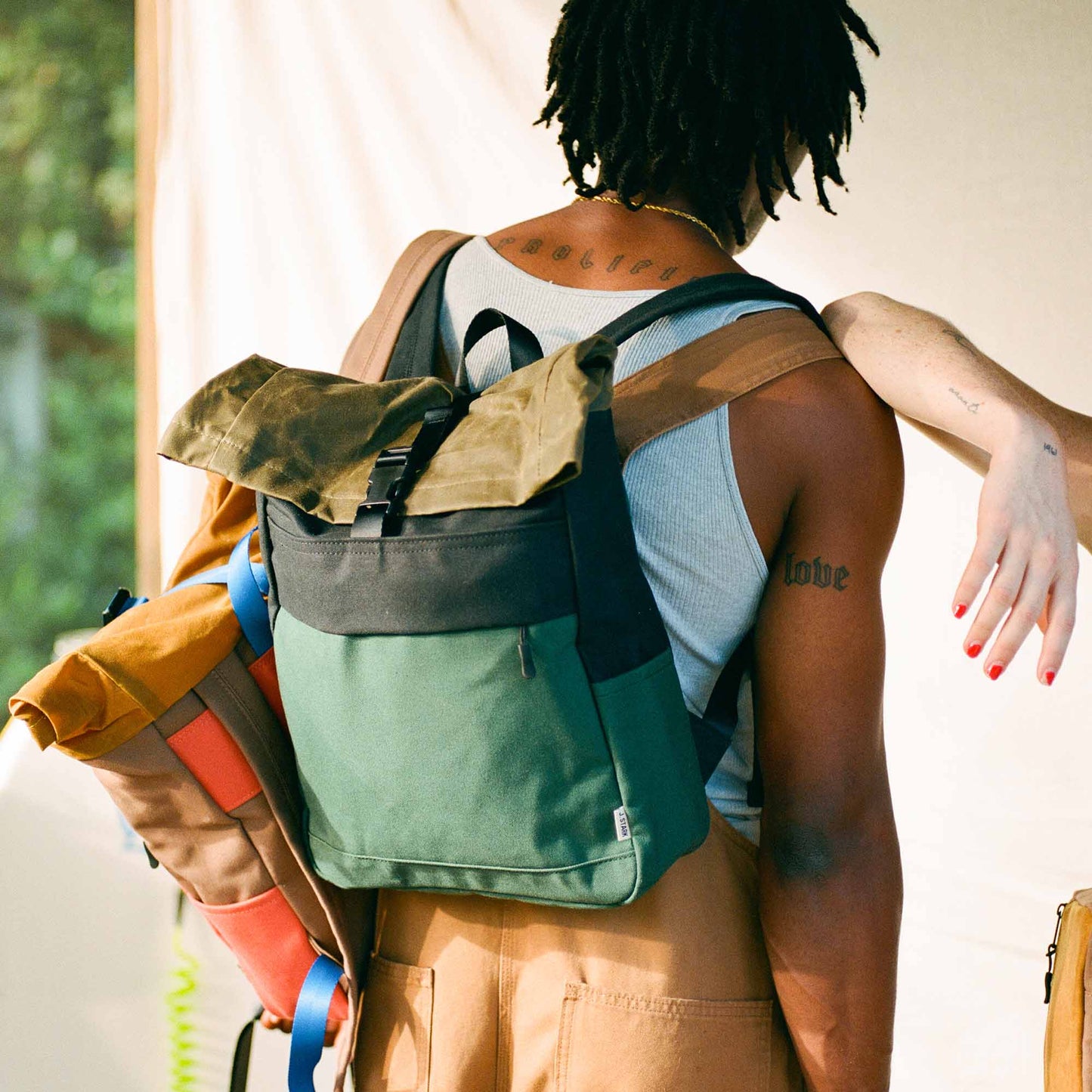 The Sentinel Backpack in Olive
