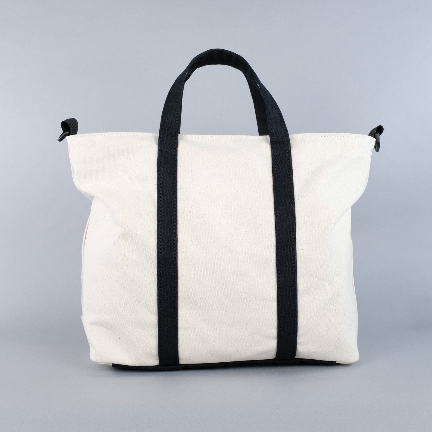 Woodbine Zip Tote Bag in Natural & Black