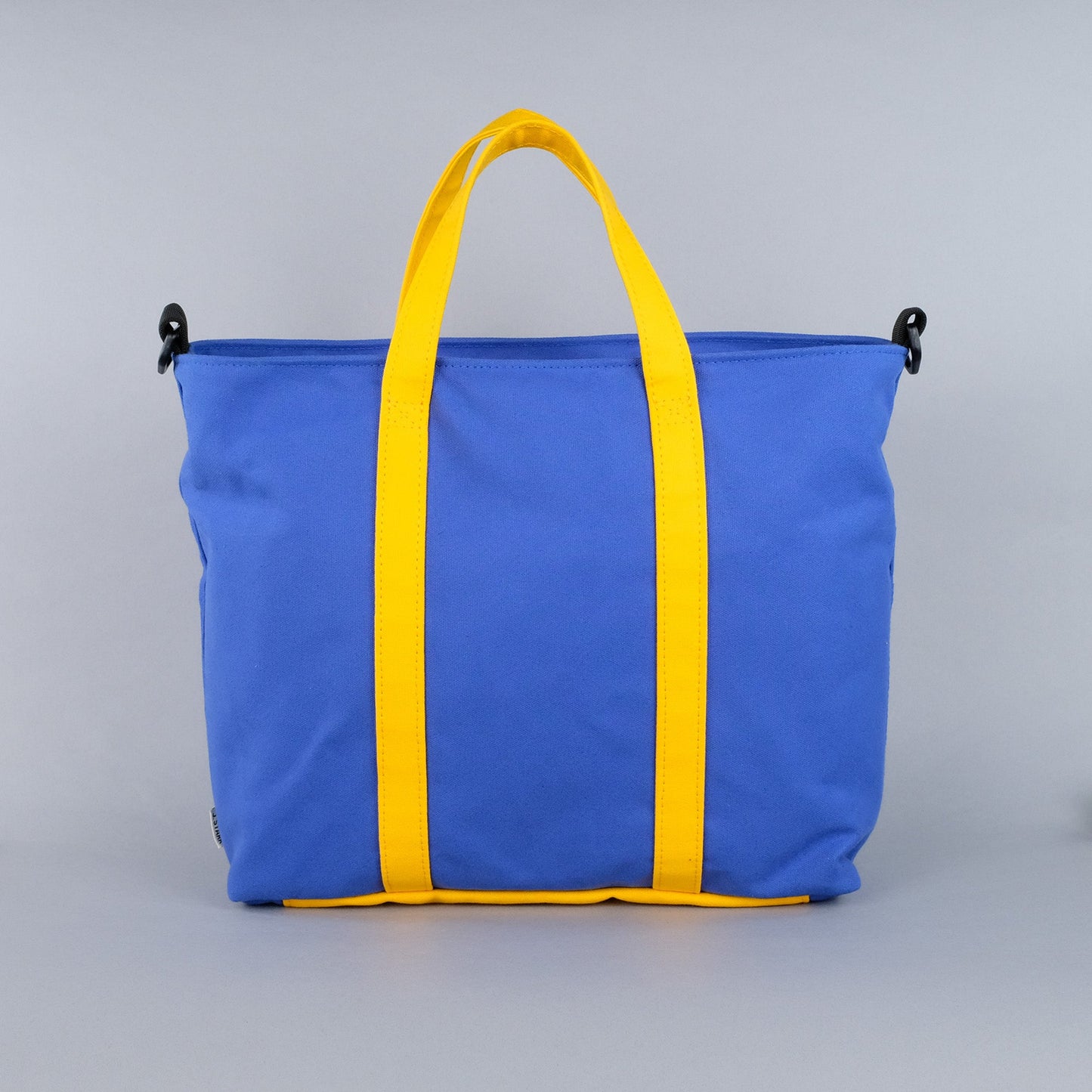 Woodbine Zip Tote Bag in Regatta Blue & Canary Yellow