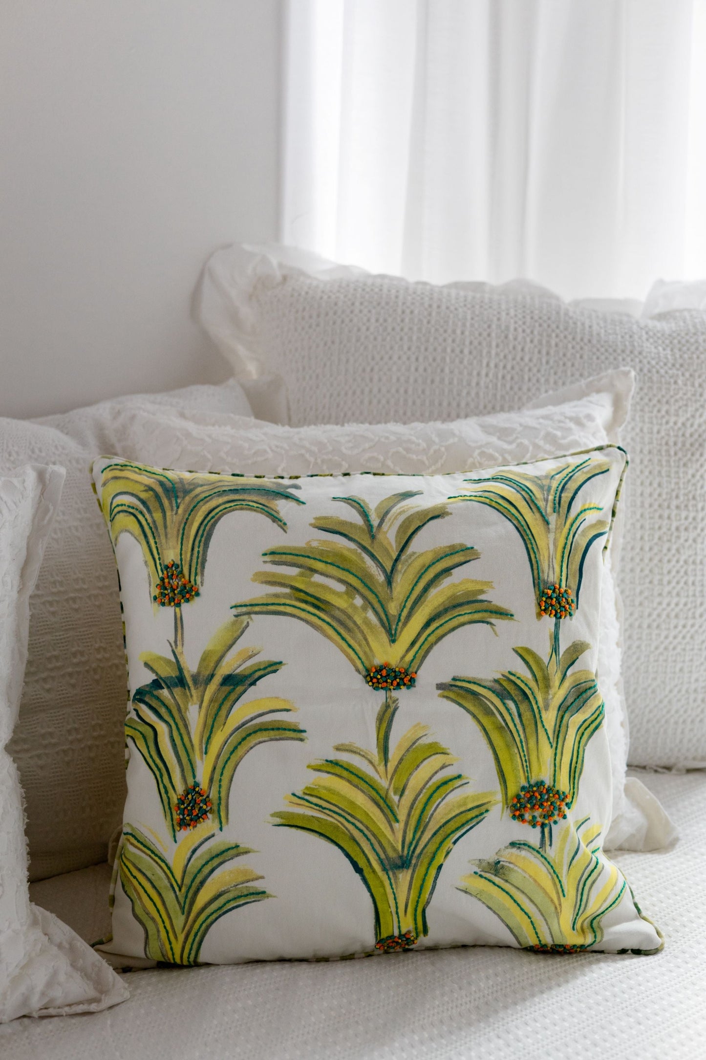 Tropical Bloom Cushion Cover