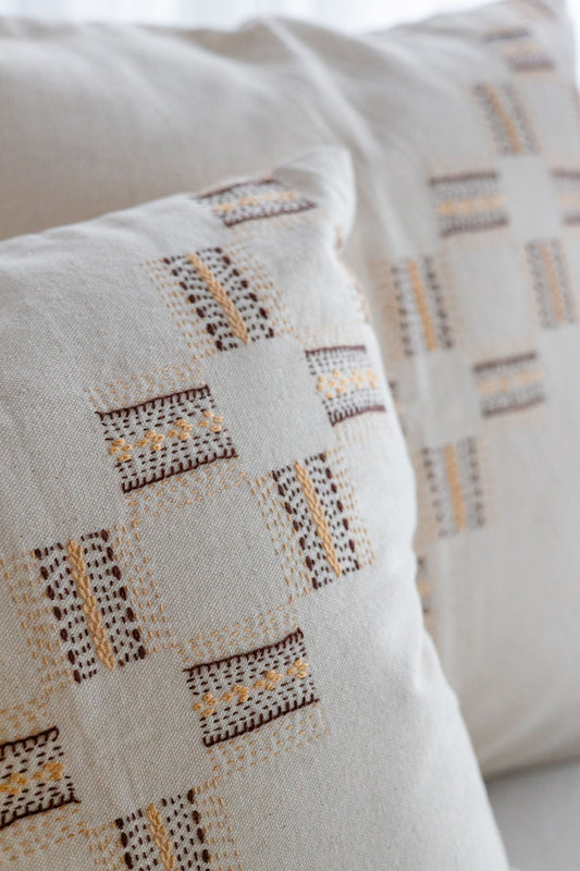 Harvest Grid Cushion Covers
