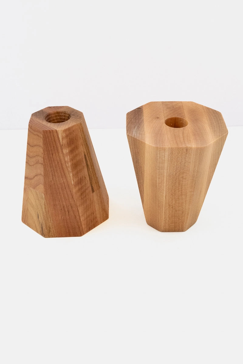 The Reversible Wooden Candle Holder