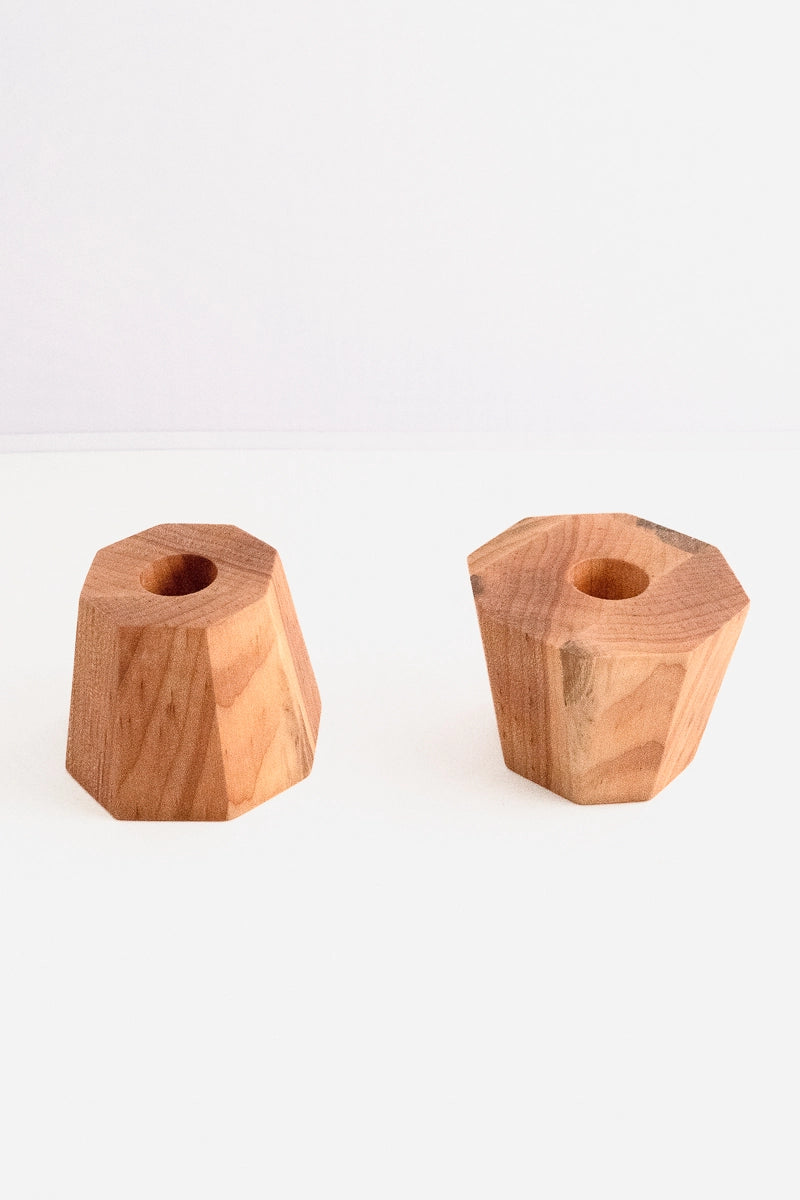 The Reversible Wooden Candle Holder
