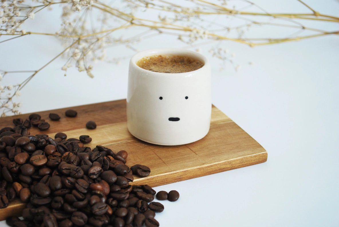 Mixed Characters Espresso Cups - Set of 4
