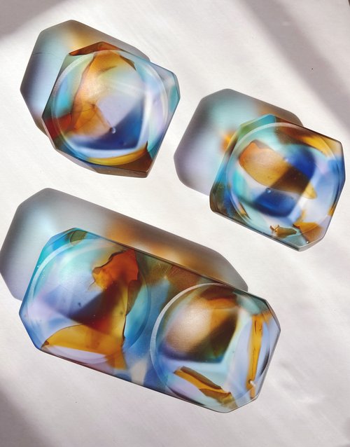 Glass Salt Cellar - Mutlicolor