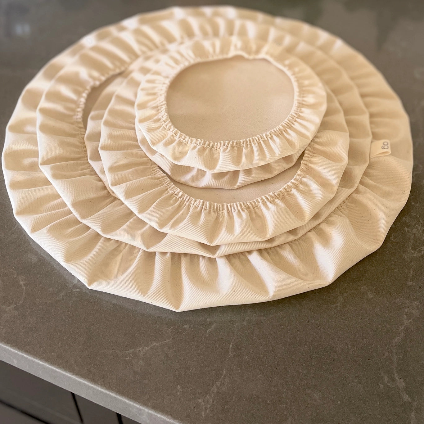 Organic Reusable Bowl Cover Set of Six