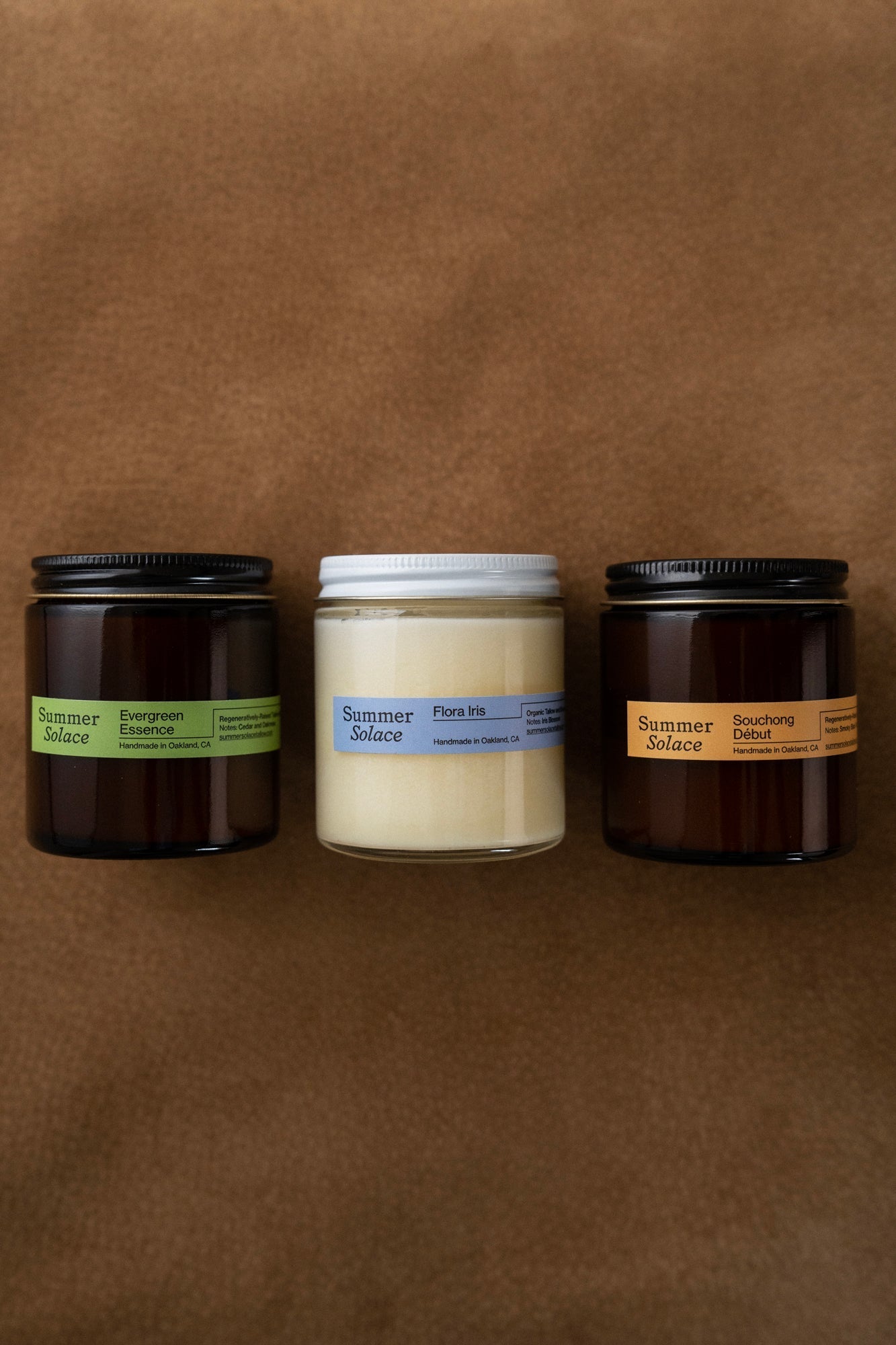 Tallow Candle Trio Travel Set