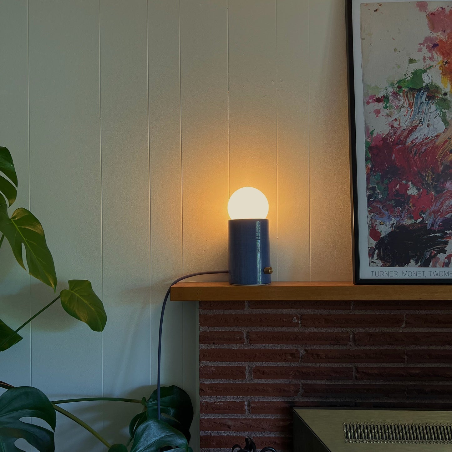 Cornflower Pillar Lamp