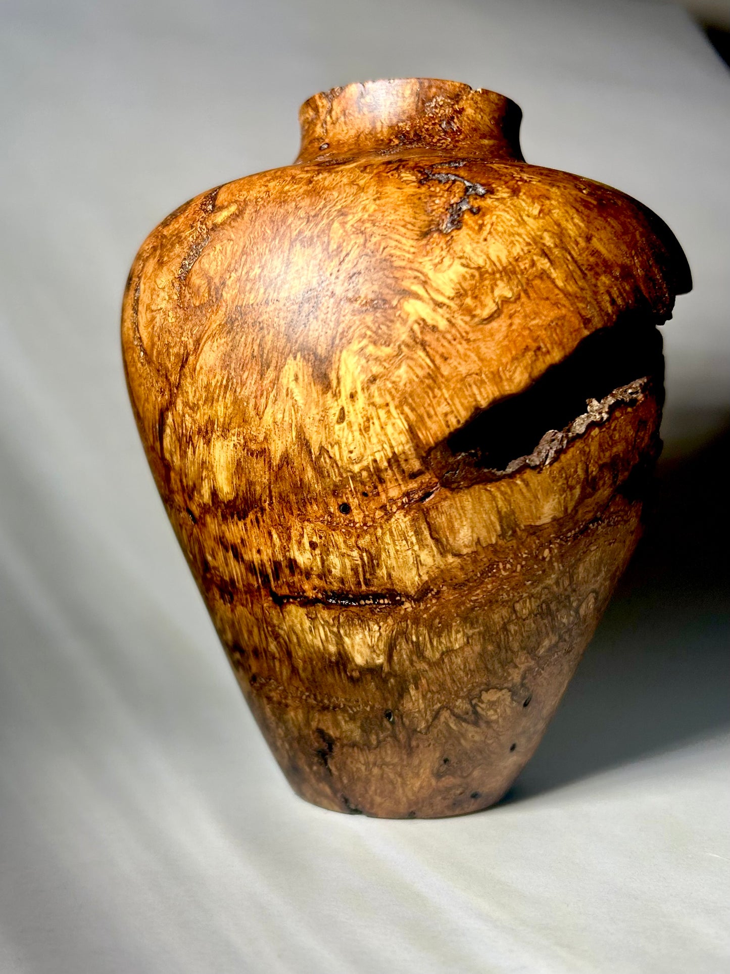 North Carolina Red Oak Burl Vase