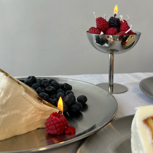 Raspberry Candles | Pack of Ten