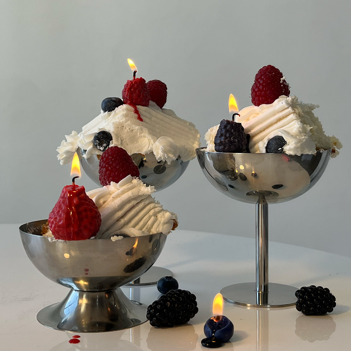 Strawberry Candles | Pack of Eight