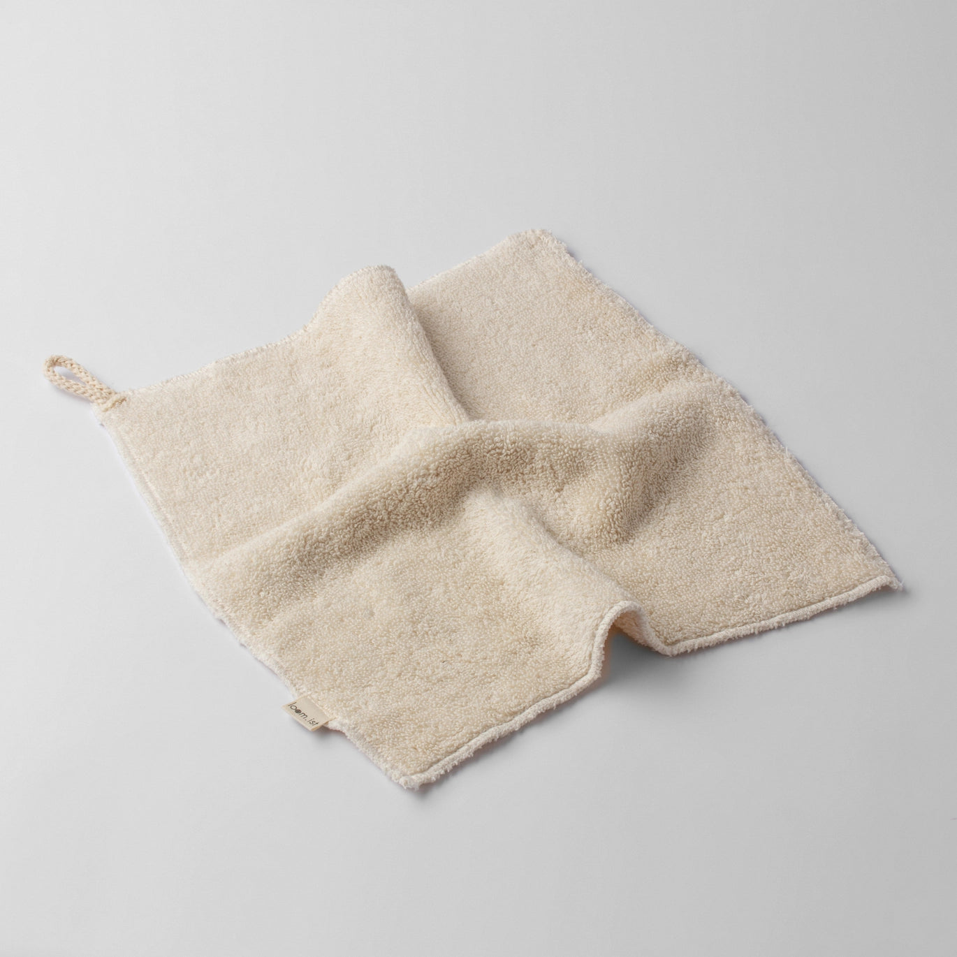 Plain Terry Wash Cloth Square - Set of Two
