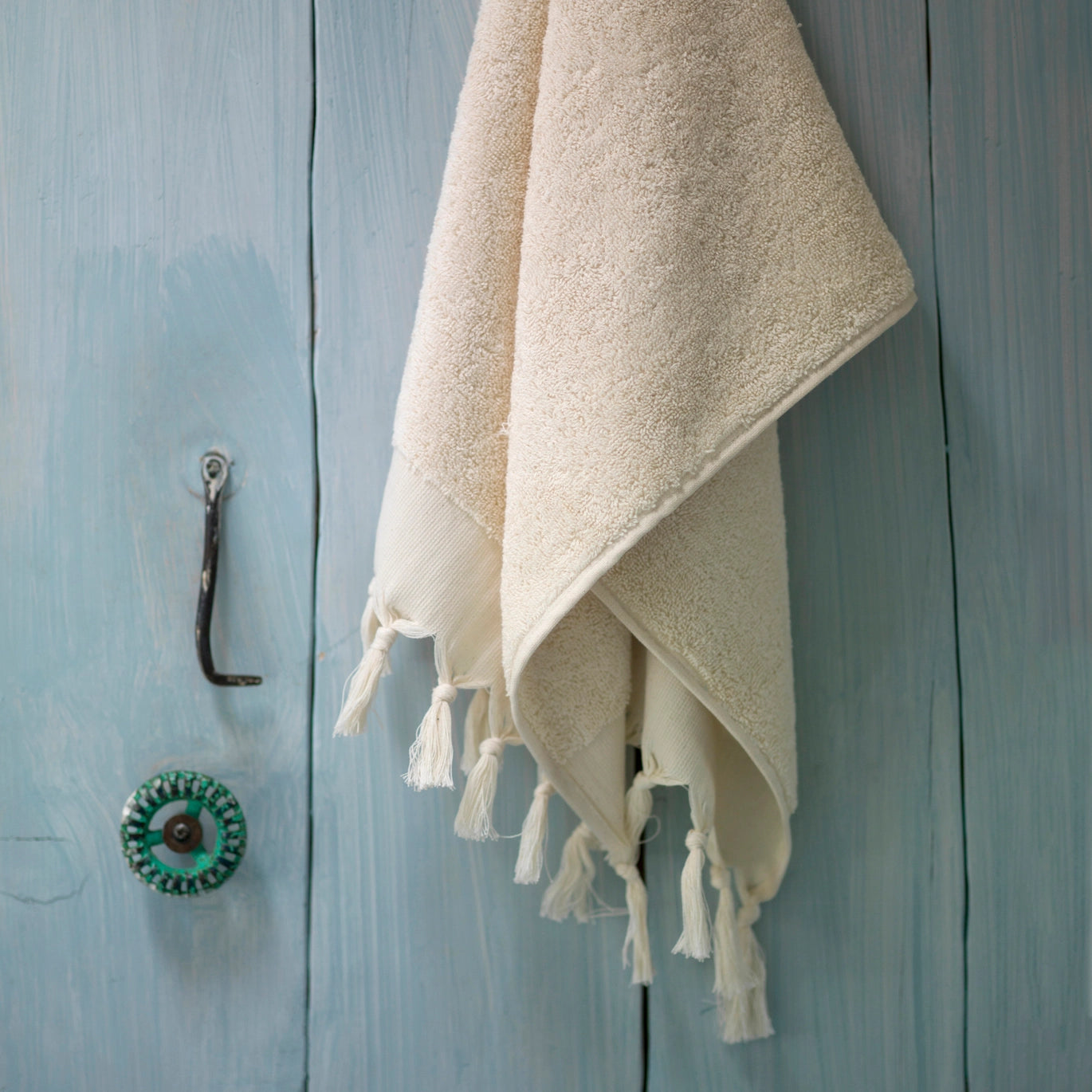 Plain Terry Hand Towel - Set of Two