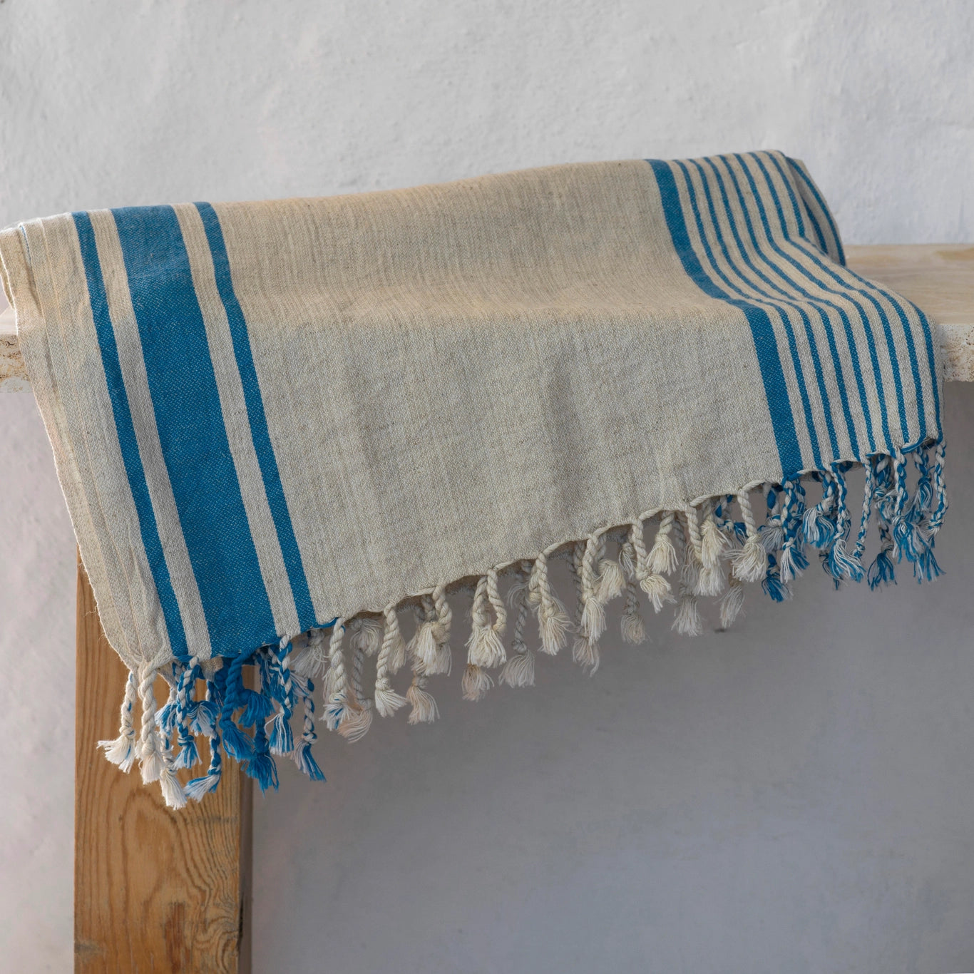 Linen Striped Turkish Beach Towel