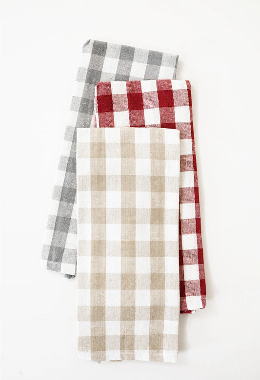 The Checkered Dish Towel Set