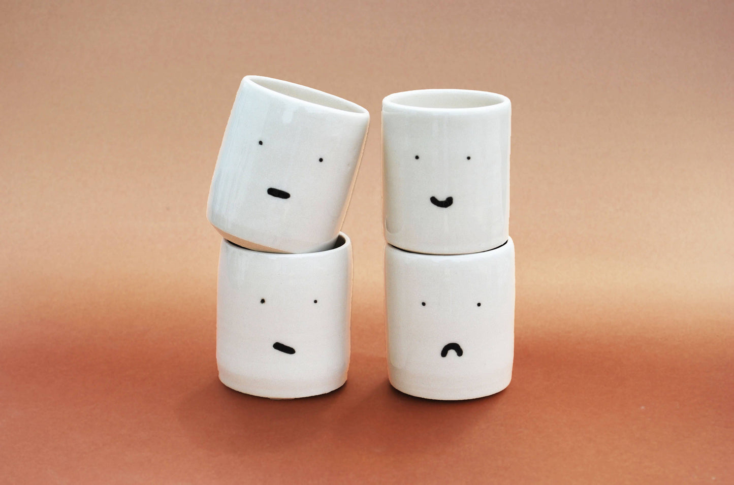 Mixed Emotions Espresso Cups - Set of 4