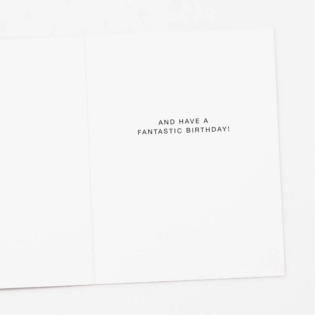 Raccoon Eat Cake Birthday Card