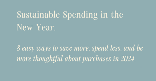 Sustainable Spending in the New Year