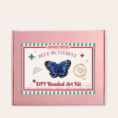 Blue Butterfly Beaded Art Kit - Aware House
