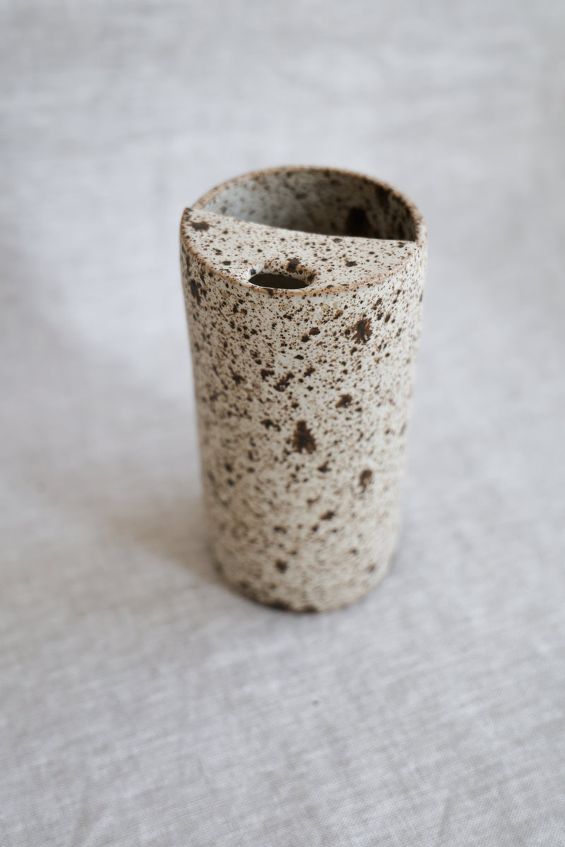 Quail Egg Speckled To-Go Cup | Ceramic Stoneware-zoom-