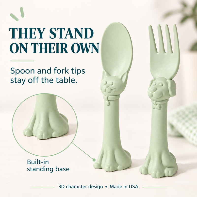 Spoon la la Toddler Utensils — 2 Pack-zoom-