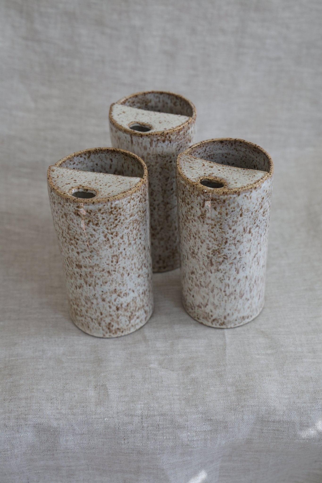 Speckled White Travel Mug (Second) | Ceramic To - Go Cup - Aware House - Ellie Begin - 