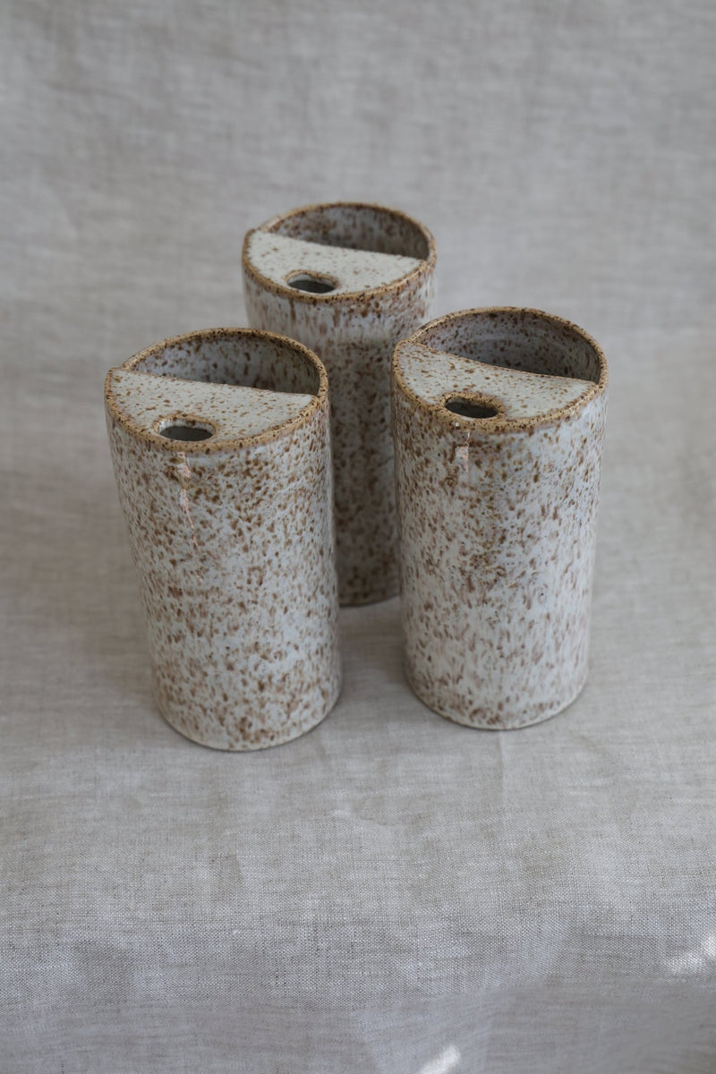 Speckled White Travel Mug (Second) | Ceramic To-Go Cup-zoom-