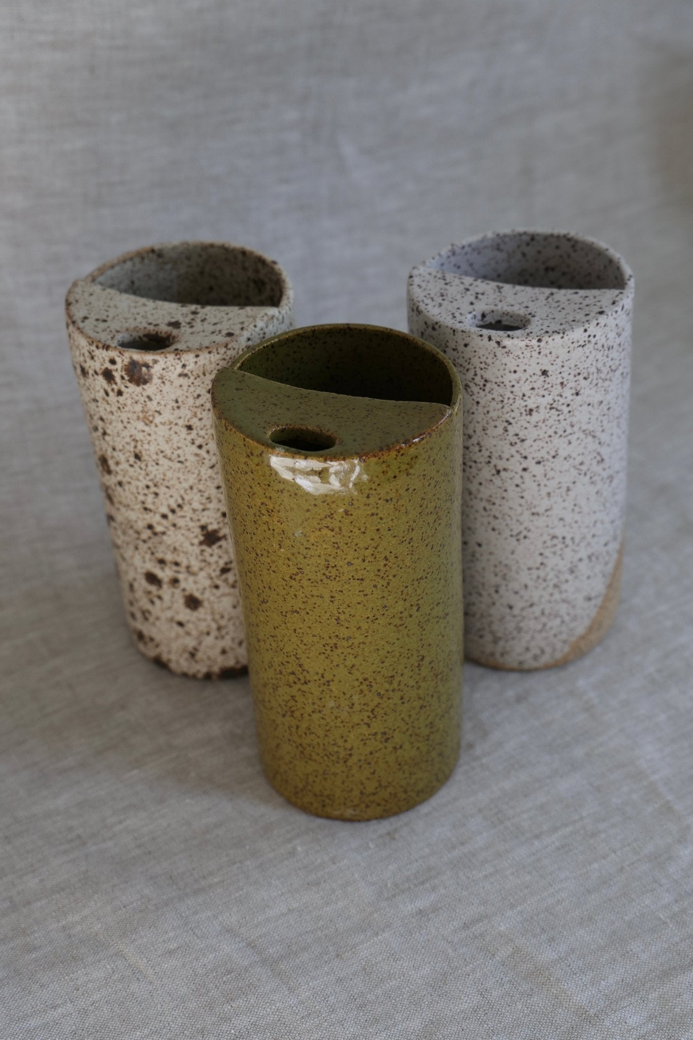 Olive Speckled Travel Mug | Ceramic To - Go Cup - Aware House