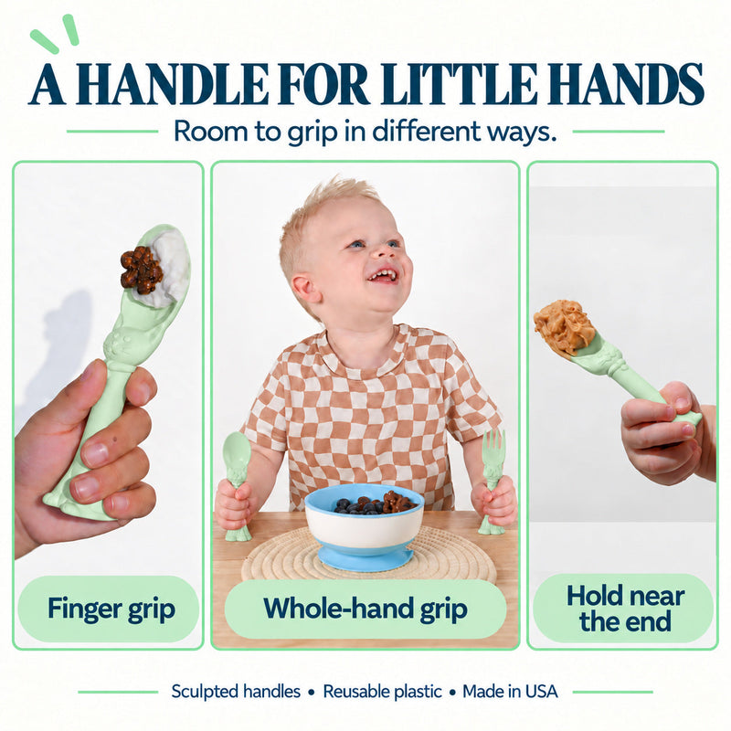 Spoon la la Toddler Utensils — 2 Pack-zoom-