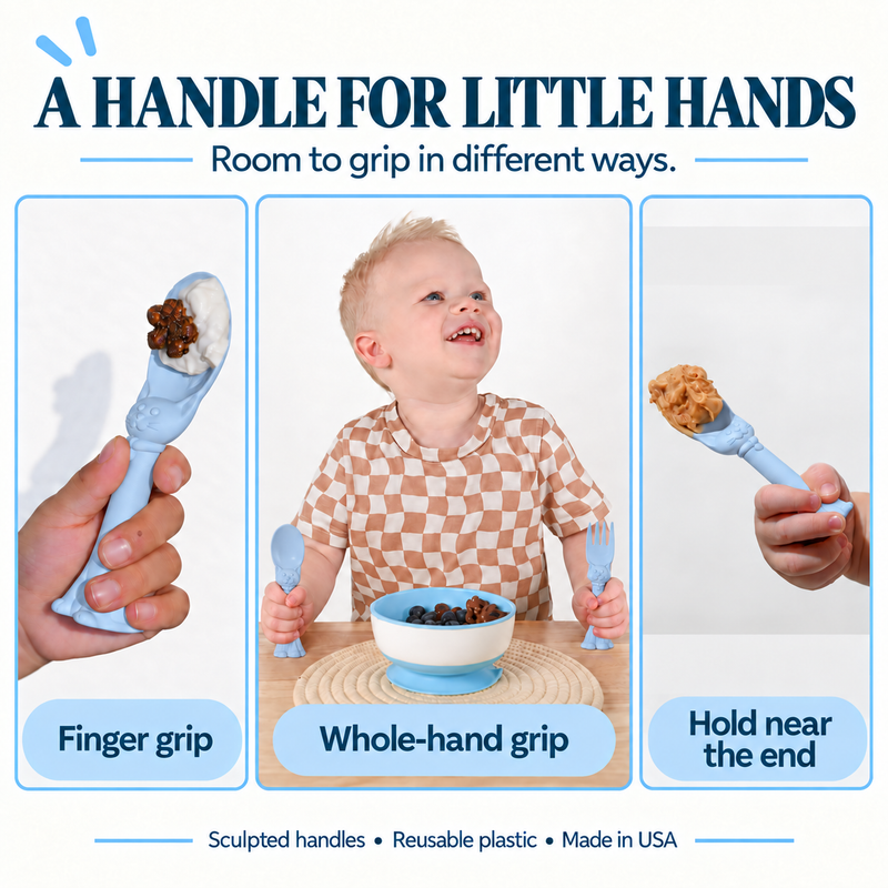 Spoon la la Toddler Utensils — 2 Pack-zoom-