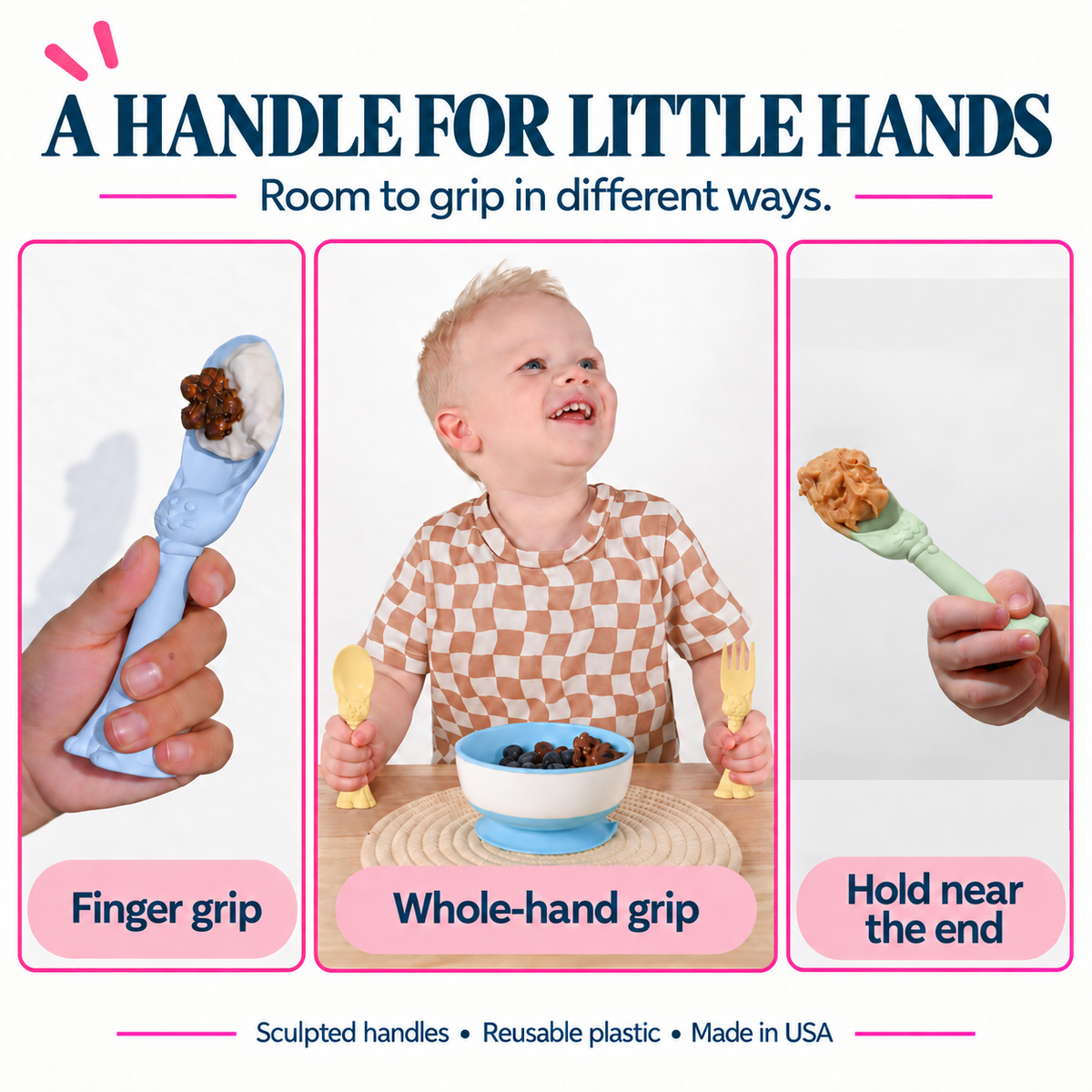 Spoon la la Toddler Utensils — 6 Pack-zoom-26