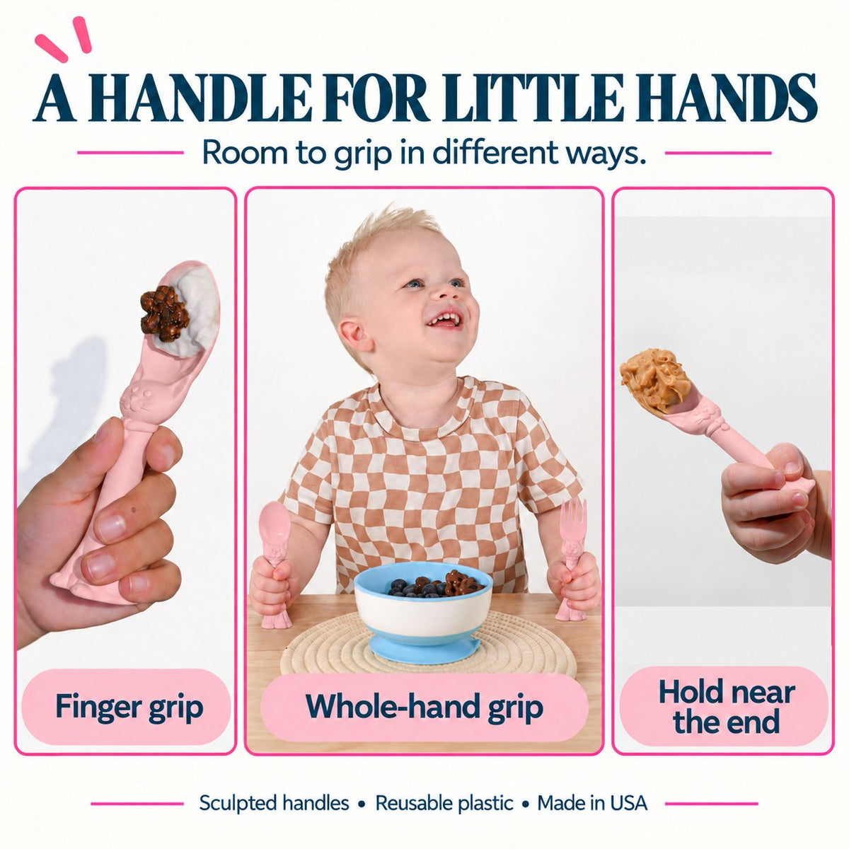 Spoon la la Toddler Utensils — 2 Pack-25